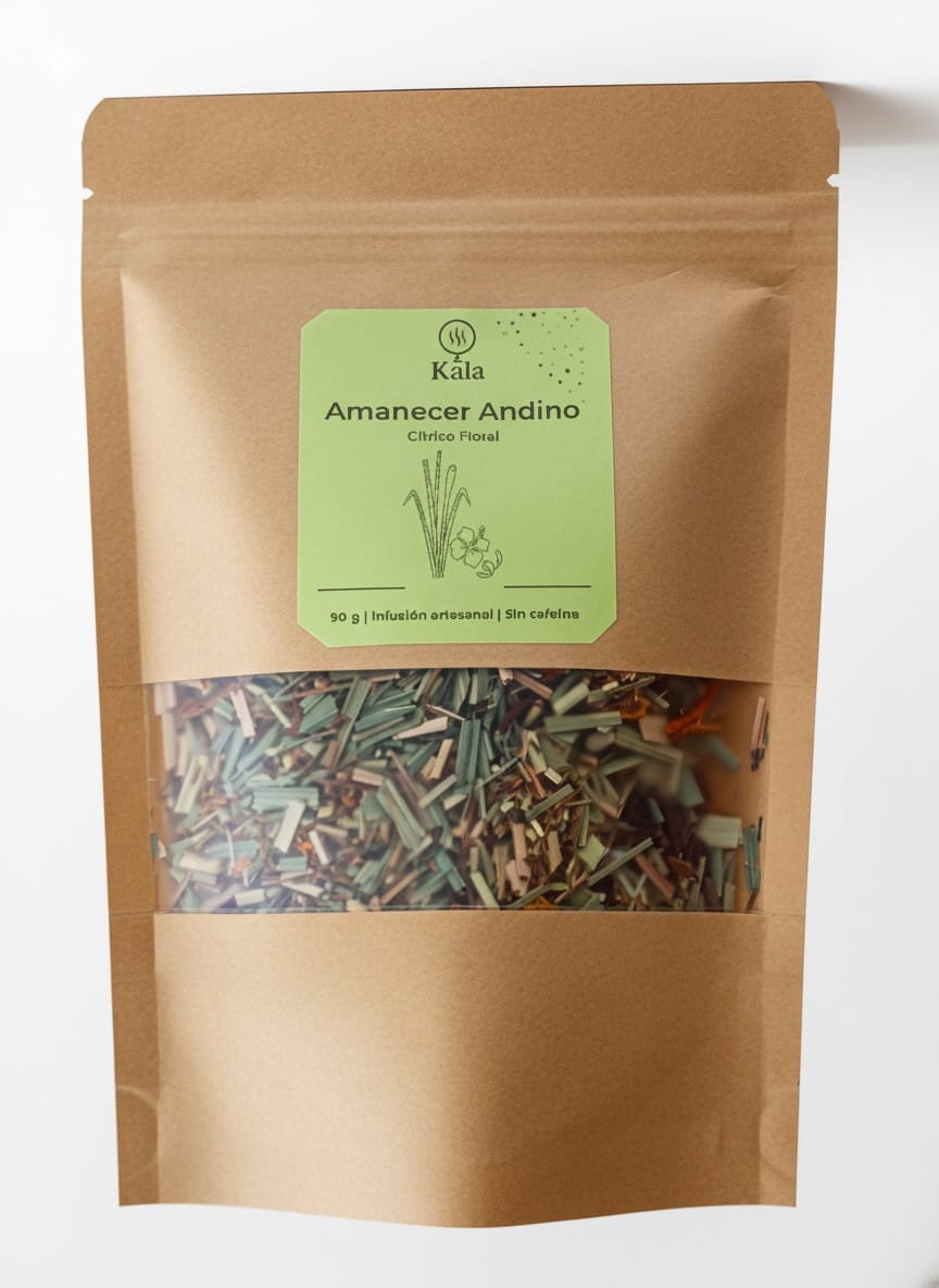 Amanecer Andino – Infusión Artesanal Cítrica y Energizante de Rooibos
