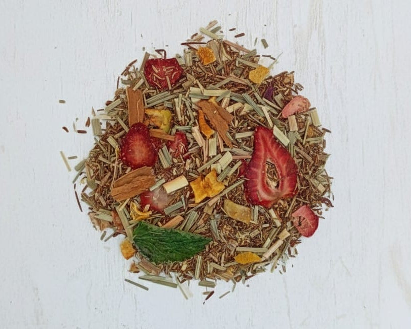 Cítrica Vital Frutal – Infusión Artesanal de Rooibos Cítrica y Refrescante