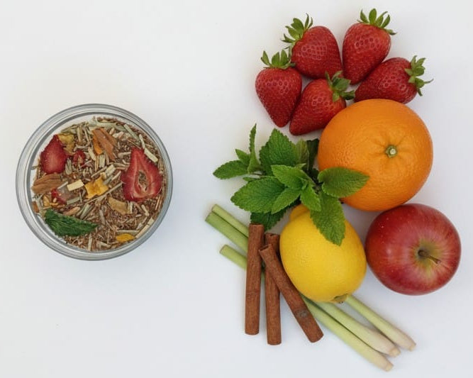 Cítrica Vital Frutal – Infusión Artesanal de Rooibos Cítrica y Refrescante